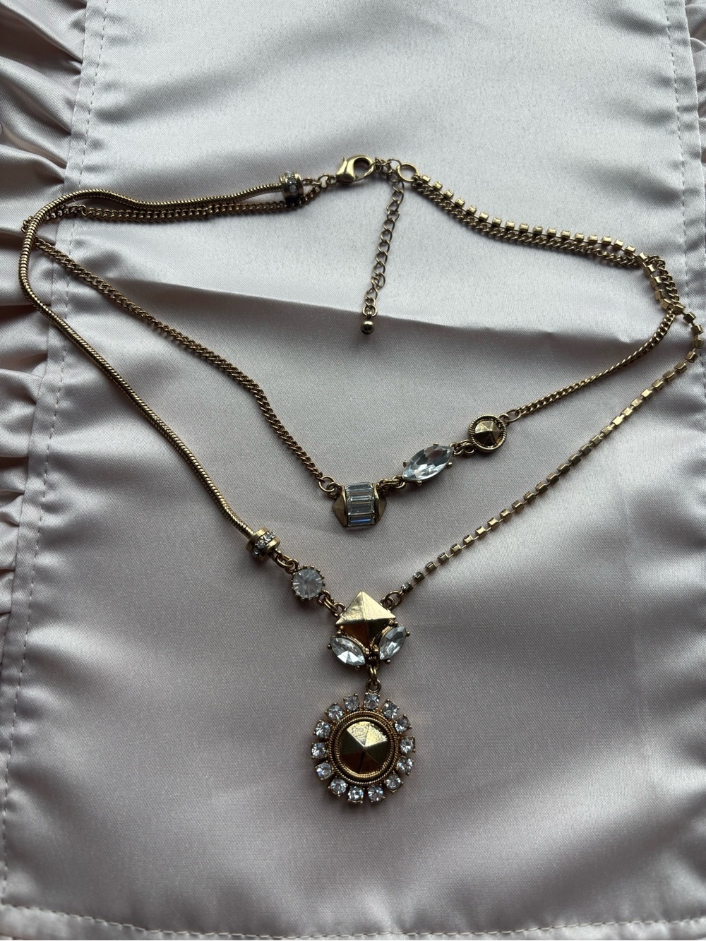 Erickson Beamon Rocks Gold Necklace - Picture 2 of 4